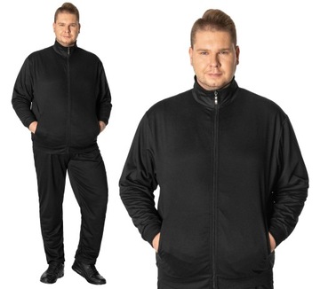 Duży Komplet Sportowy Dresowy Męski Dres Treningowy Bluza Spodnie 978-2 4XL