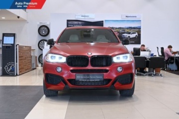 BMW X6 F16 Crossover xDrive 40d 313KM 2015 BMW X6 xDrive40dLED Fog lightsKierownica skorzanaM Pakiet sportowy 3.0, zdjęcie 1