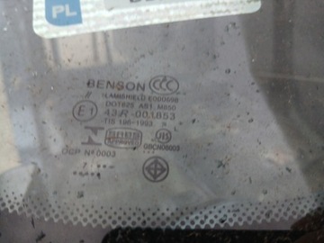 CITROEN BERLINGO II III PARTNER SKLO (OKNO) PŘEDNÍ ČELNÍ 08-