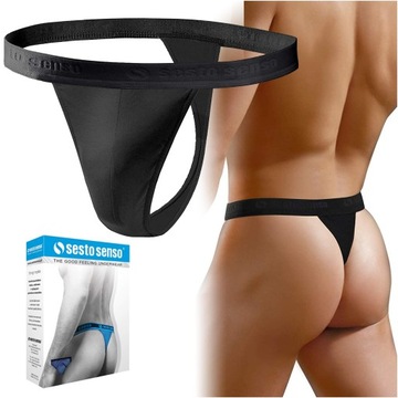 Стринги МУЖСКИЕ хлопковые с открытой резинкой *M