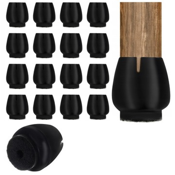 Чехол на ножку стула с фетром - набор из 16 штук.