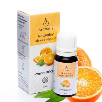 Aromatly Naturalny Olejek Eteryczny Pomarańczowy