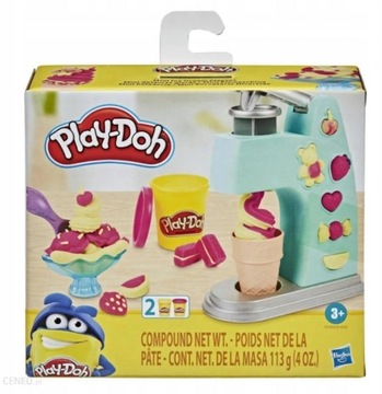 PLAY-DOH CIASTOLINA FABRYKA LODÓW ZESTAW 2 MASY