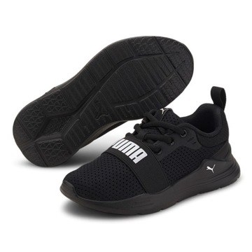 Buty dziecięce sportowe lekkie szkolne Puma Wired Run 37421601 28