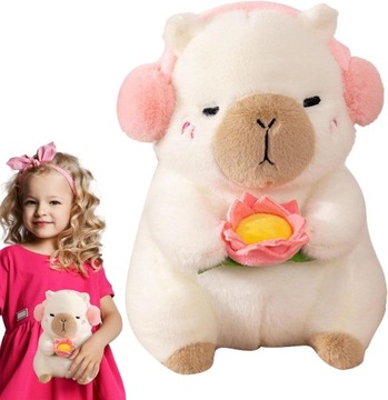 MASKOTKA KAPIBARA PLUSZ CAPIBARA MIĘKKA ZABAWKA PREZENT 35CM