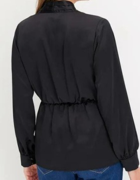 АТЛАСНАЯ РУБАШКА С РЕБКОЙ 44