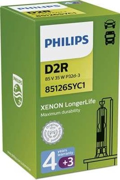 PHILIPS ŻARÓWKA XENON D2R LONGER LIFE ORYGINALNA