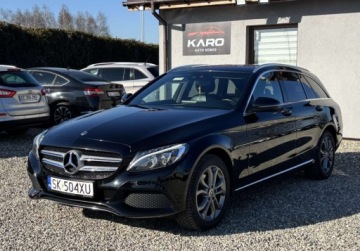 Mercedes Klasa C W205 Kombi 200 184KM 2018 Mercedes-Benz Klasa C Polski salon 4x4 2.0 Benzyna 184KM, zdjęcie 1