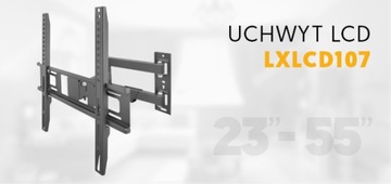 ВЕШАЛКА, КРОНШТЕЙН ДЛЯ ТЕЛЕВИЗОРА, ЖК-ТЕЛЕВИЗОР, 23–55 ДЮЙМОВ, ПОВОРОТНЫЙ