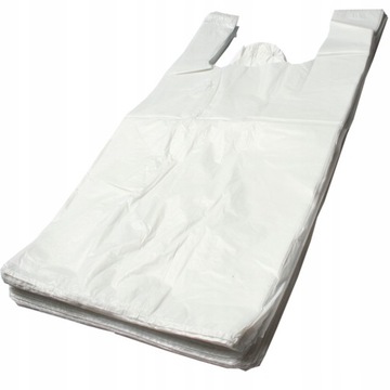 Reklamówki jednorazowe HDPE 25x45 cm - 130 szt.