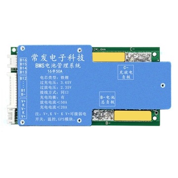 16S 48V Lifepo4 BMS tablica zabezpieczająca bateri