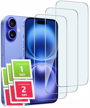 3x SZKŁO HARTOWANE SZYBKA NA WYŚWIETLACZ do iPHONE SAMSUNG XIAOMI MOTOROLA