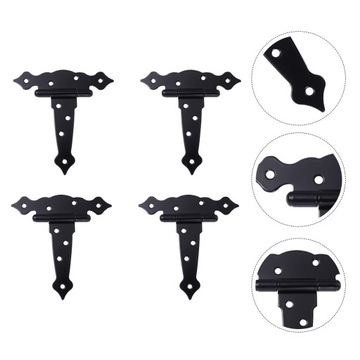 Фурнитура для дверей сарая с петлями для гардероба 4 шт.