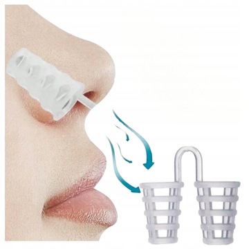 НАБОР ИЗ 4 НОСОВЫХ ПРОКЛАДОК ДЛЯ ПРЕДОТВРАЩЕНИЯ ХРАПА ДЛЯ ЛУЧШЕГО ДЫХАНИЯ СНА