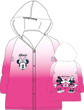 MYSZKA MINNIE PŁASZCZ PRZECIWDESZCZOWY R 110/116