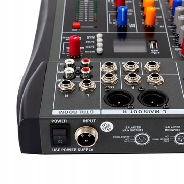 12-канальный USB-микшер Bluetooth Audio Mixer Live