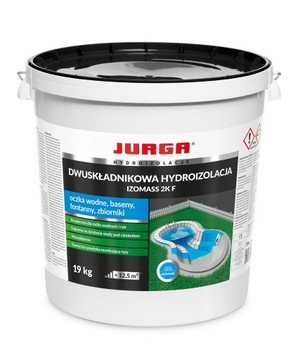 SZLAM HYDROIZOLACYJNY jak folia w płynie uszczelniający DWUSKŁADNIKOWY 19kg