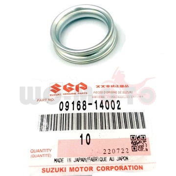 PODKŁADKA KORKA SPUSTU OLEJU SUZUKI AN DL DR-Z DR EN GN GS GSF GSR GSX 14mm