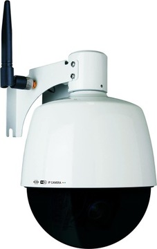 ELRO Bezprzewodowa OBROTOWA KAMERA IP WIFI lub LAN OUTDOOR ZOOM x 3 IP66