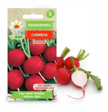 NASIONA RZODKIEWKA CARMESA TORAF WARZYWA 10G