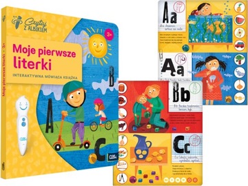 CZYTAJ z ALBIKIEM Interaktywna Mówiąca KSIĄŻKA MOJE PIERWSZE LITERKI Albik