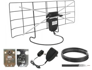 Антенна телевизионная комнатная DVB-T2 4K FM MUX8