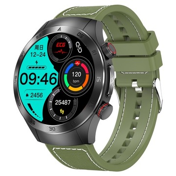 E800 SOS Emergency Call Watch IP68 Waterproof ECG Health Monitor Smart Brac