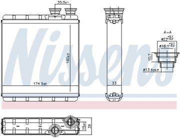 NÁHRADA TEPLÁ TOPENÍ INTERIÉR NISSENS 707302