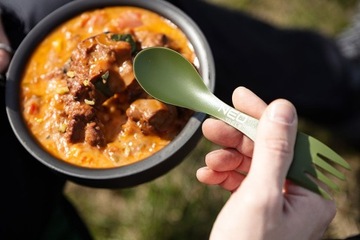 ZESTAW BIWAKOWY NEO TARP PŁACHTA WODOODPORNA LINKA PARACORD SPORK SURVIVAL