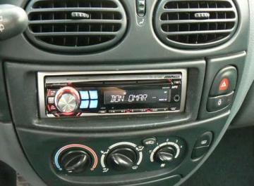 Уменьшение рамки магнитолы ISO Renault Megane Scenic