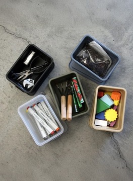 Контейнер для хранения тора мини -стока для хранения 1 л - серый