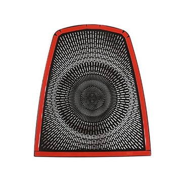 KRYTY REPRODUKTORŮ DO BMW SERIE 5 F10 2011-2017 ČERNÉ HLINÍK 1