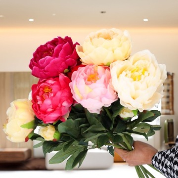 ИСКУССТВЕННЫЕ ЦВЕТЫ КАК ЖИВЫЕ пионы, большой искусственный цветок для пасхальной вазы.