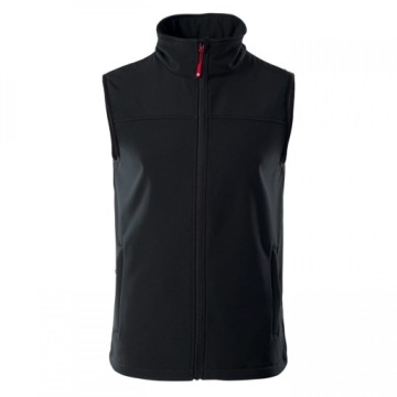 Kurtka męska Softshell Hi-tec vest LUMAN BLACK/ORANGE RED M