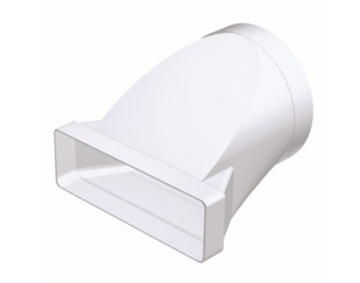 ŁĄCZNIK PRZEKROJÓW ZMIENNYCH KANAŁU 220x90mm NA KANAŁ FI150mm PCV VENTS 970