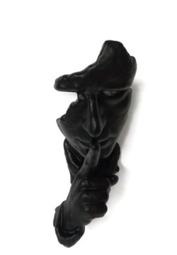 Скульптура - Тишина. Цвет: черный.