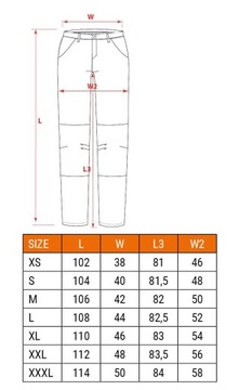 SPODNIE ROBOCZE JEANS DENIM CZARNE ELASTAN ROZMIAR XXL NEO 81-233