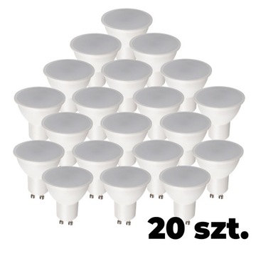 Zestaw 20x Żarówka Kanlux K LED GU10 6W WW ciepła