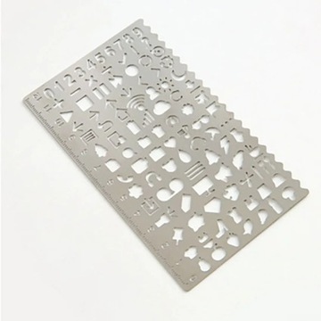 Styl elementów życia Linijka geometryczna nierdzew