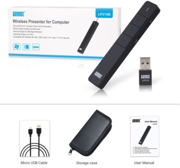 Беспроводной лазерный презентер August LP210B
