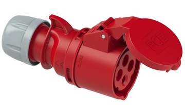 Gniazdo przenośne siłowe hermetyczne 16A 4P 400V 6h IP44 214-6 Shark PCE