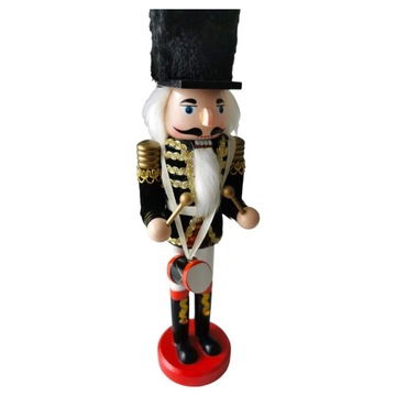 DUŻY DZIADEK DO ORZECHÓW zawieszka figurka SZKOT ŻOŁNIERZYK 30 cm DREWNO