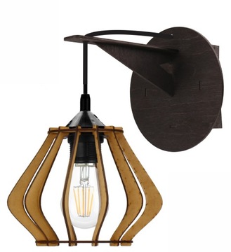 LAMPA ŚCIENNA KINKIET LOFT BRYLANT E27 LED ścianę