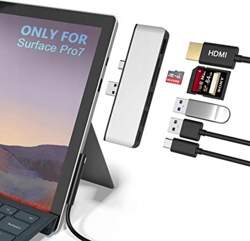 Koncentrator 6in2 HUB Microsoft Surface Pro7