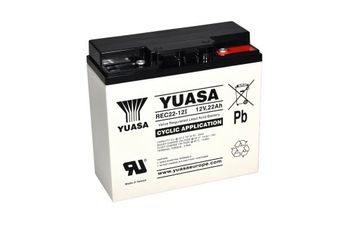 Akumulator żelowy 12V 22Ah Deep Cycle 600 cykli ! YUASA REC22-12