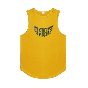 Summer O-neck Men Vests Workout Clothes Muscle Tan