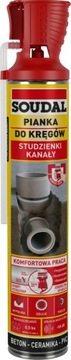 SOUDAL PIANKA DO KRĘGÓW KANAŁÓW WODOSZCZELNA 750ml