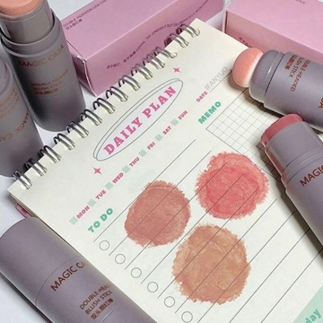 Кремовые румяна для щек и губ Румяна-карандаш в стике корейские W.