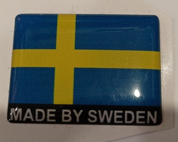 Naklejka 3D wypukła Made by Sweden 158