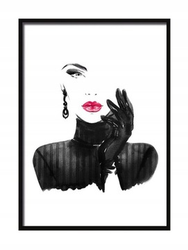 OBRAZ PLAKAT W RAMIE 53x73 cm Moda 2 P538